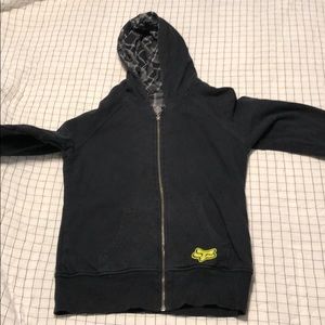 Fox Riders co reversible zip up Hoodie